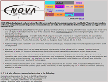 Tablet Screenshot of novamusicproductions.com